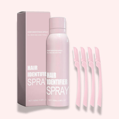 Set: Hair Identifier Spray & Scheermesjes - LuviSkin